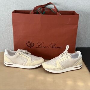 Loro Piana Two Tone Neoprene & Suede MY WIND Italy Sneaker SZ 37 1/2 US 7.5 Shoe